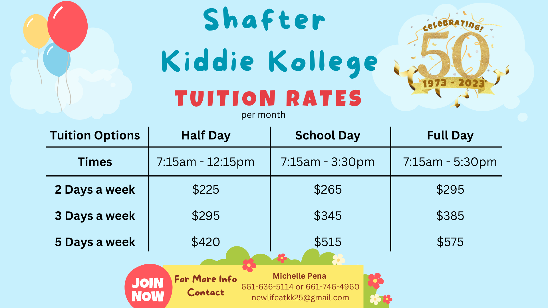 Kiddie Kollege Shafter MB Church